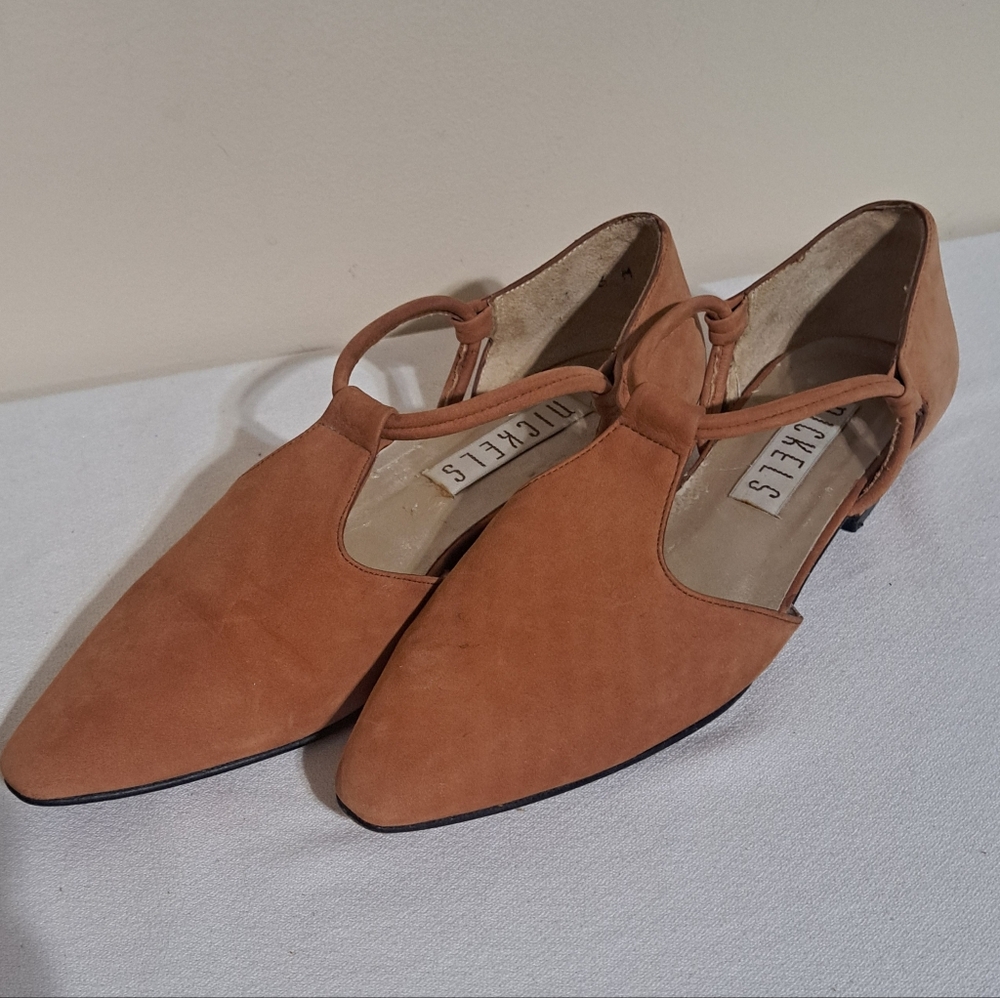 Women's Nickels Sandy Burnt Orange Slip-on Flats, Size 6 - Comfortable & Stylish